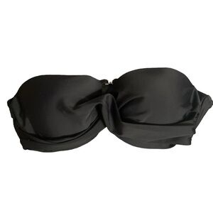 Reebees Swim Top Black Strapless Ladies Sz Medium